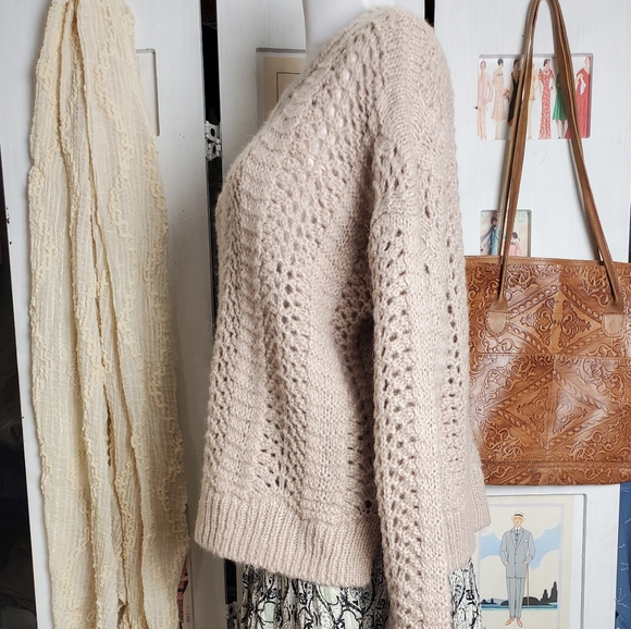 Cream color madewell sweater - Picture 4 of 9